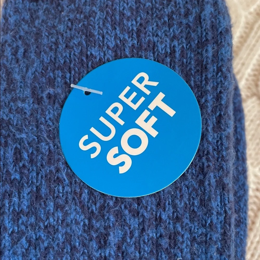 NWT blue Women’s Columbia 9-11 sock size Super soft Crew Mi-Chaussettes 2 prs